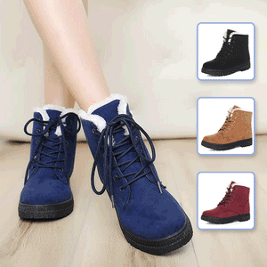 Winter Warme Damen Stiefel aus Wolle