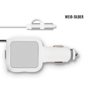 2-in-1-Autoladegerät mit skalierbarem Ladekabel