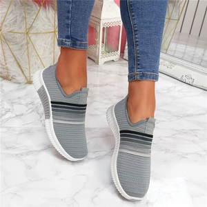 Lässige Flache Boden Damen Regenbogen Sportschuhe