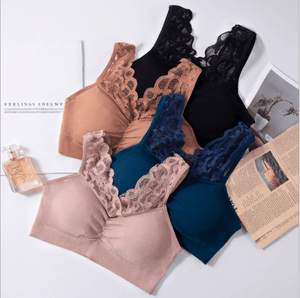 Super elastischer atmungsaktiver Spitzen-BH