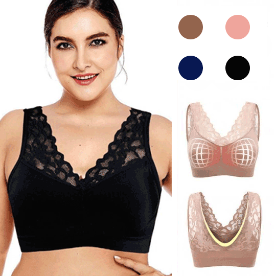 Super elastischer atmungsaktiver Spitzen-BH