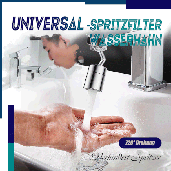 Universal-Drehung 720° Wasserhahn mit Spritzfilter
