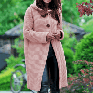 🔥Übergroße Strickjacke mit Kapuze