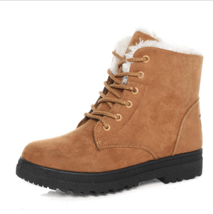 Winter Warme Damen Stiefel aus Wolle