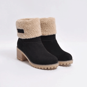FALTBARE STIEFELETTEN AUS SCHAFWOLLE