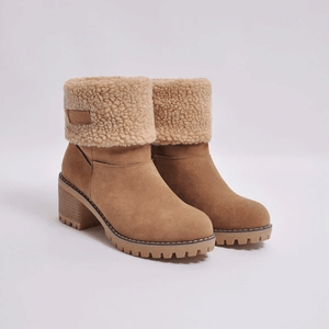 FALTBARE STIEFELETTEN AUS SCHAFWOLLE