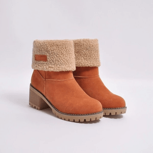 FALTBARE STIEFELETTEN AUS SCHAFWOLLE
