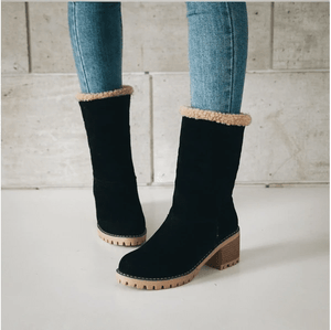 FALTBARE STIEFELETTEN AUS SCHAFWOLLE