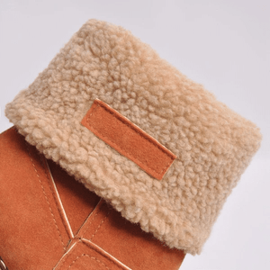 FALTBARE STIEFELETTEN AUS SCHAFWOLLE