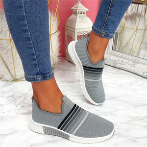 Lässige Flache Boden Damen Regenbogen Sportschuhe