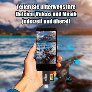 3 in 1 OTG-Kartenleser