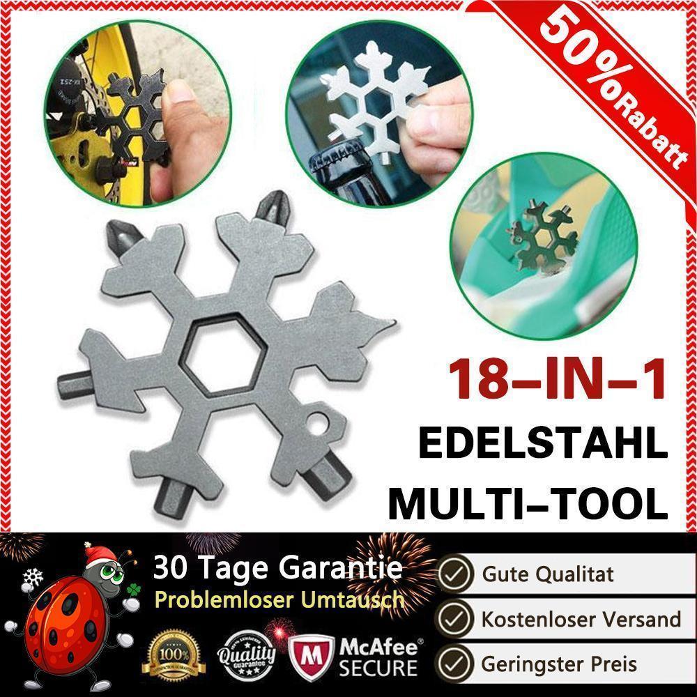 18-in-1 Edelstahl Schneeflocken Multi-tool