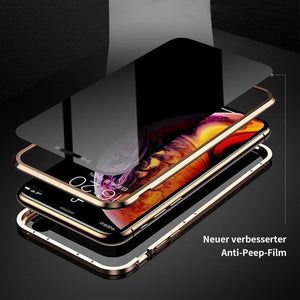 Blickschutz Handyhülle für iPhones (Doppelseite)