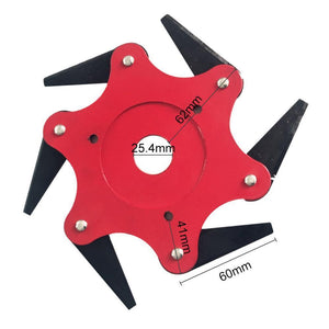 Universal 6-Messer-Trimmerkopf für Rasenmäher