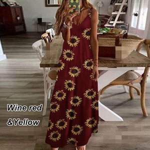 Sommer lockes Urlaub gemütliches indisches Kleid