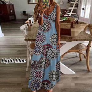 Sommer lockes Urlaub gemütliches indisches Kleid