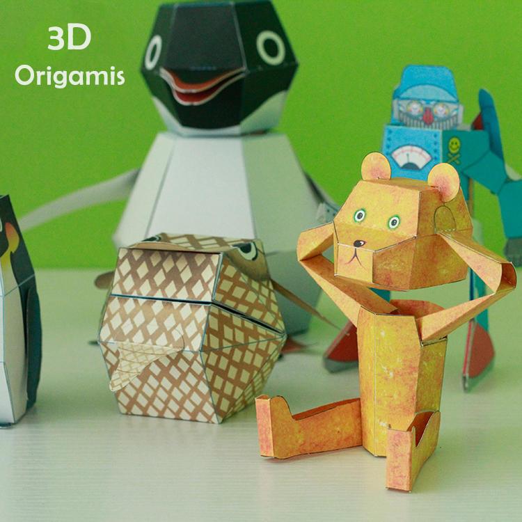 Manuelles Aktion-Origamiset von Haruki Nakamura