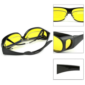 Gelbe Anti-Glanz Nachtfahrbrille