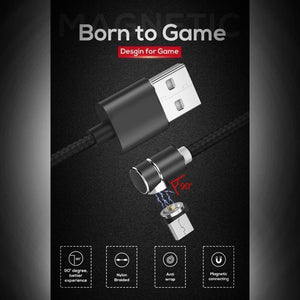 3 in 1 magnetisches Ladekabel für Lightning, Micro und Type C, 2m