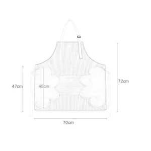 Löschbare wasserdichte Küchen-Schürze