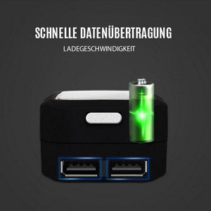 2-in-1-Autoladegerät mit skalierbarem Ladekabel