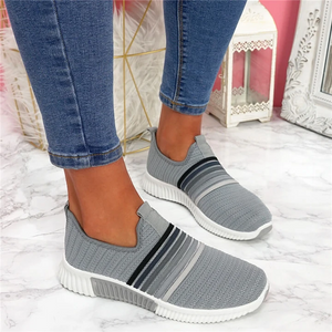 Lässige Flache Boden Damen Regenbogen Sportschuhe