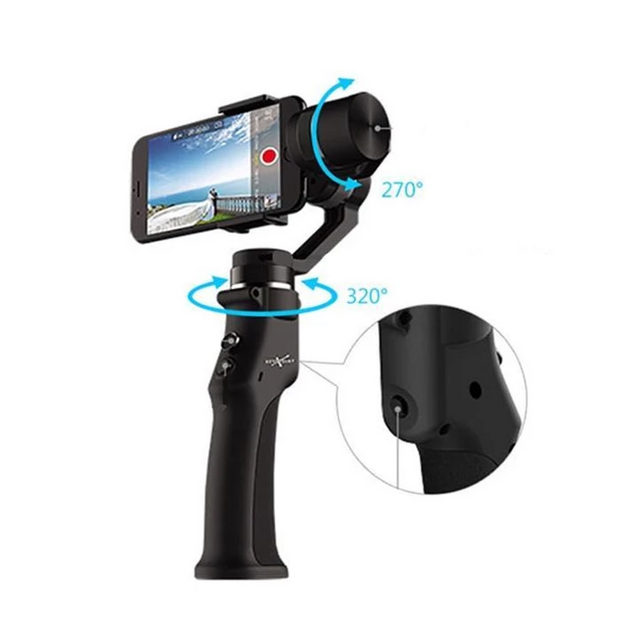 Anti-Shake Handheld Bluetooth Handy Selfie-Stick mit drei Achsen