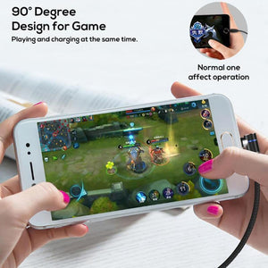 3 in 1 magnetisches Ladekabel für Lightning, Micro und Type C, 2m