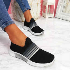 Lässige Flache Boden Damen Regenbogen Sportschuhe