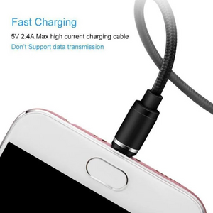 3-IN-1 magnetisches 360°-Kreis-Nylon-Gewebe-Schnellladekabel