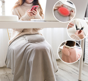 Multifunktional tragbare USB-heizbare Decke mit Handwärmer