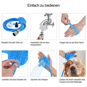 2-in-1-Haustier-Badegerät