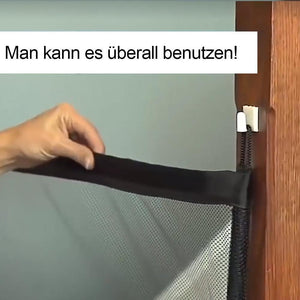 Faltendes Türschutzgitter für Hunde, schwarz