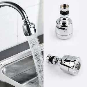360 Grad drehbar Anschluss Düse für Wasserhahn, ABS/Metall