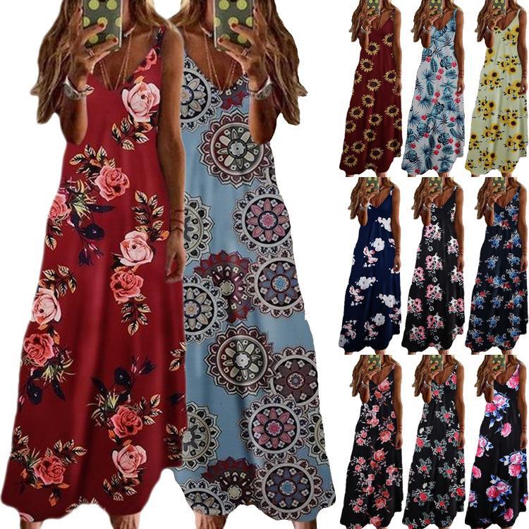 Sommer lockes Urlaub gemütliches indisches Kleid