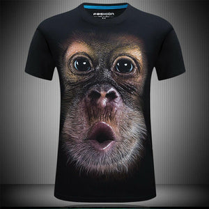 3D Gorilla Herren T-Shirt